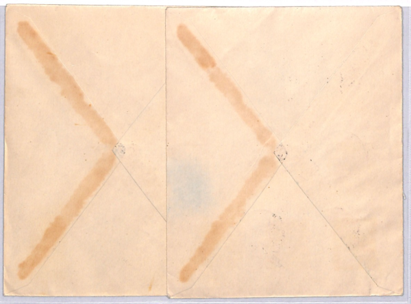 SWEDEN 1936 FDC *300th Anniversary* SPECIAL CDS First Day Covers{2} Set{12}YG384 - Image 3