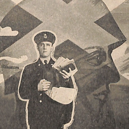 SWEDEN MILITARY (WW2) *PROPAGANDA* Postcard SOLDIER STAMP Block{4} PA POST XS313 - Image 7