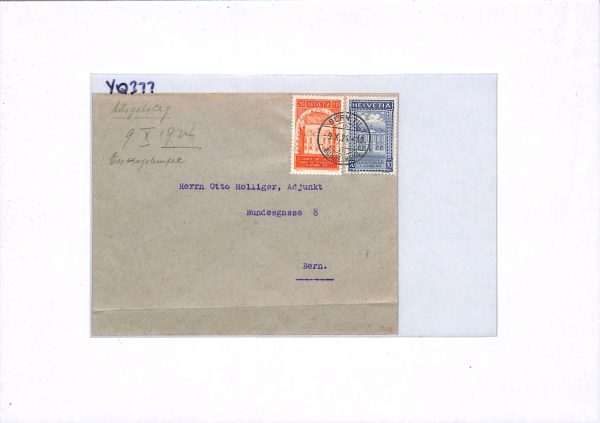SWITZERLAND 1924 FDC  *UPU* Jubilee First Day Cover BUNDESHAUS Bern CDS YQ377 - Image 12