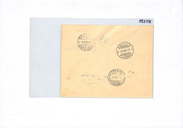 SWITZERLAND Air Cover 1925 AVIATION MEETING Stamps *Geneva Aerodrome* Reg XT239 - Image 5