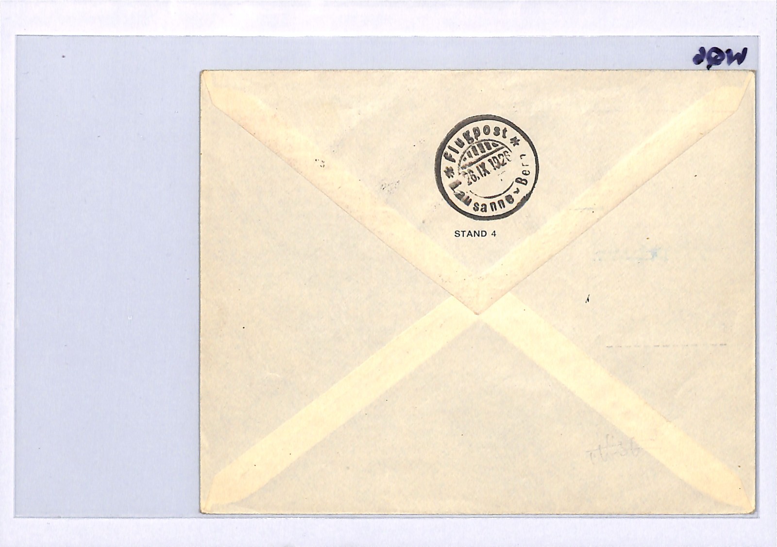 SWITZERLAND Air Mail Cover 1926 COMPTOIR SUISSE Lausanne-Bern{samwells}WQ6 - Image 6