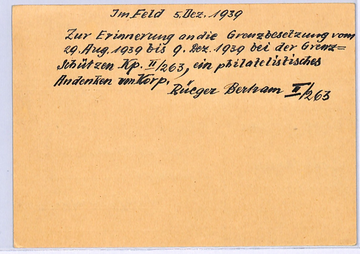 SWITZERLAND MILITARY Card GRENZBRIGADE 6 1939 Pro Juventute Mixed Franking WO186 - Image 4
