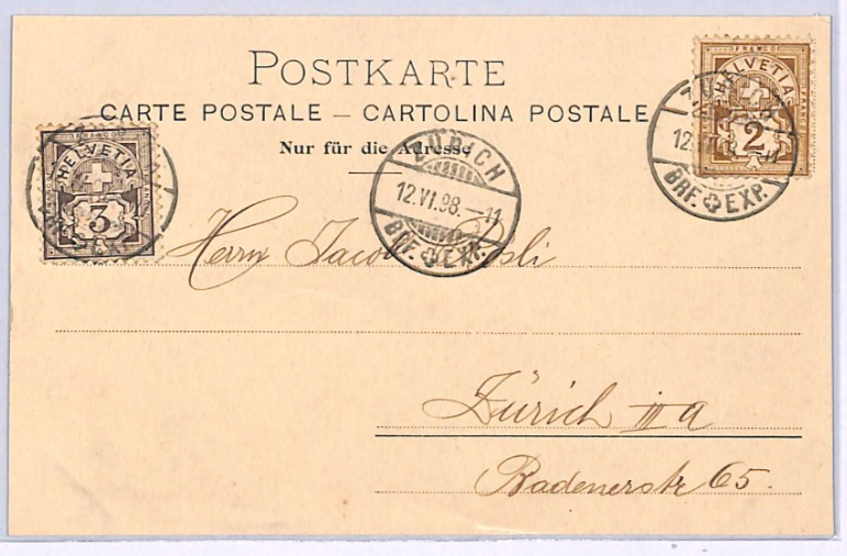 SWITZERLAND Postcard *SHOOTING SOCIETY* Zurich 1898 Early PPC GUNS WP127 - Image 4