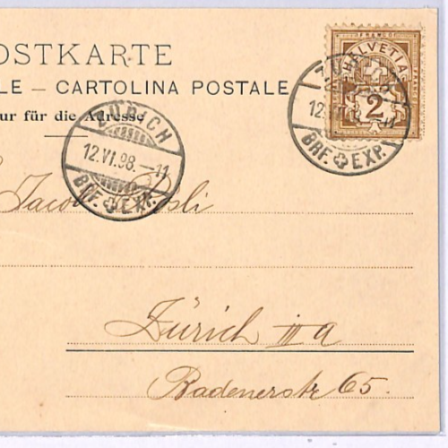 SWITZERLAND Postcard *SHOOTING SOCIETY* Zurich 1898 Early PPC GUNS WP127 - Image 8