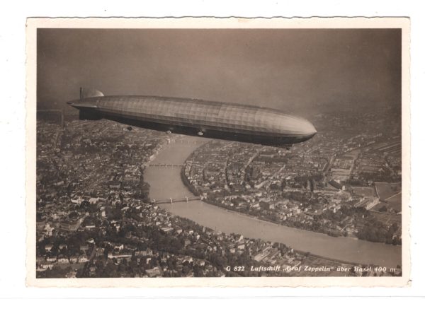 SWITZERLAND Treaty ZEPPELIN Air 1930 Card Basel *LANDUNG* Cachet SWEDEN MA2087 - Image 5