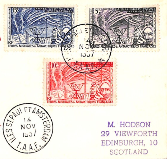 TAAF France Cols 1957 GEOPHYSICAL YEAR Set FDC First Day Cover PENGUINS WZ286 - Image 4