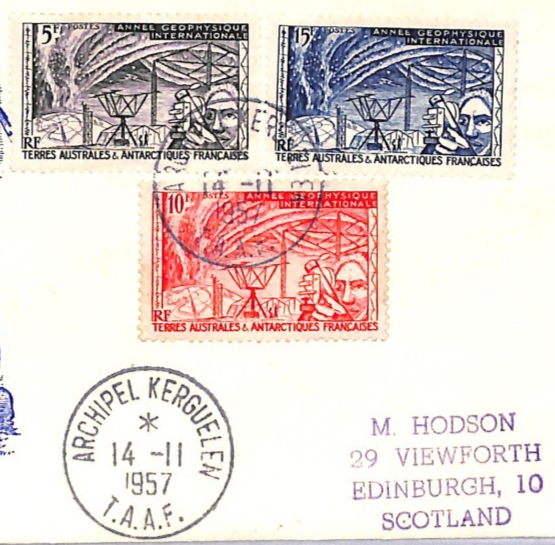 TAAF France Cols 1957 GEOPHYSICAL YEAR Set FDC First Day Cover PENGUINS WZ287 - Image 4
