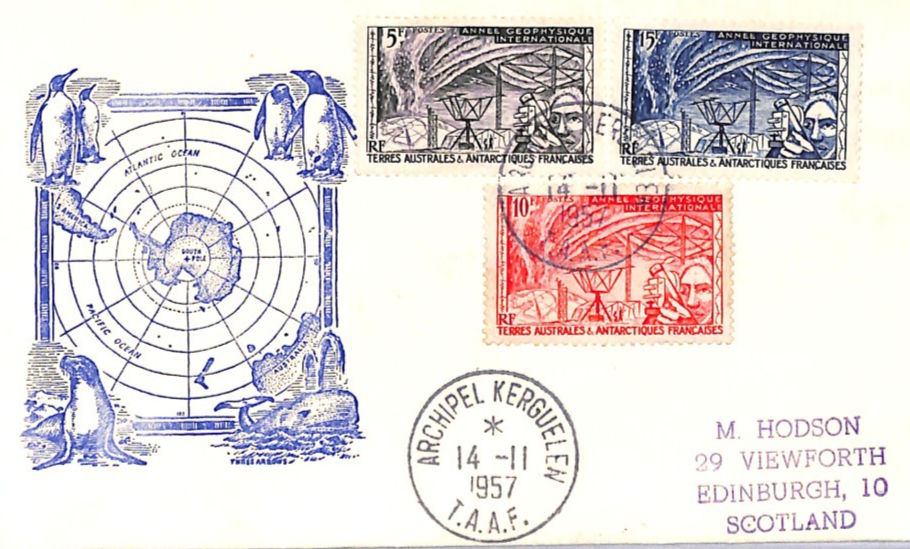 TAAF France Cols 1957 GEOPHYSICAL YEAR Set FDC First Day Cover PENGUINS WZ287 - Image 6