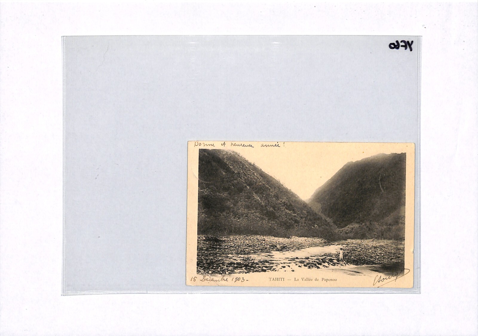 TAHITI Postcard *PAPENOO* PPC French Polynesia OCEANIE 1903 France Cols YF60 - Image 7