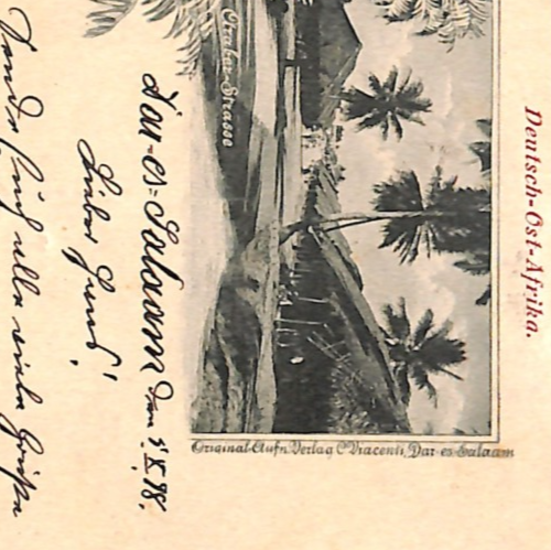 TANGANYIKA GEA *Dar* Postcard MULTI-VIEW PPC 1898 Ethnic GERMAN EAST AFRICA WK52 - Image 7