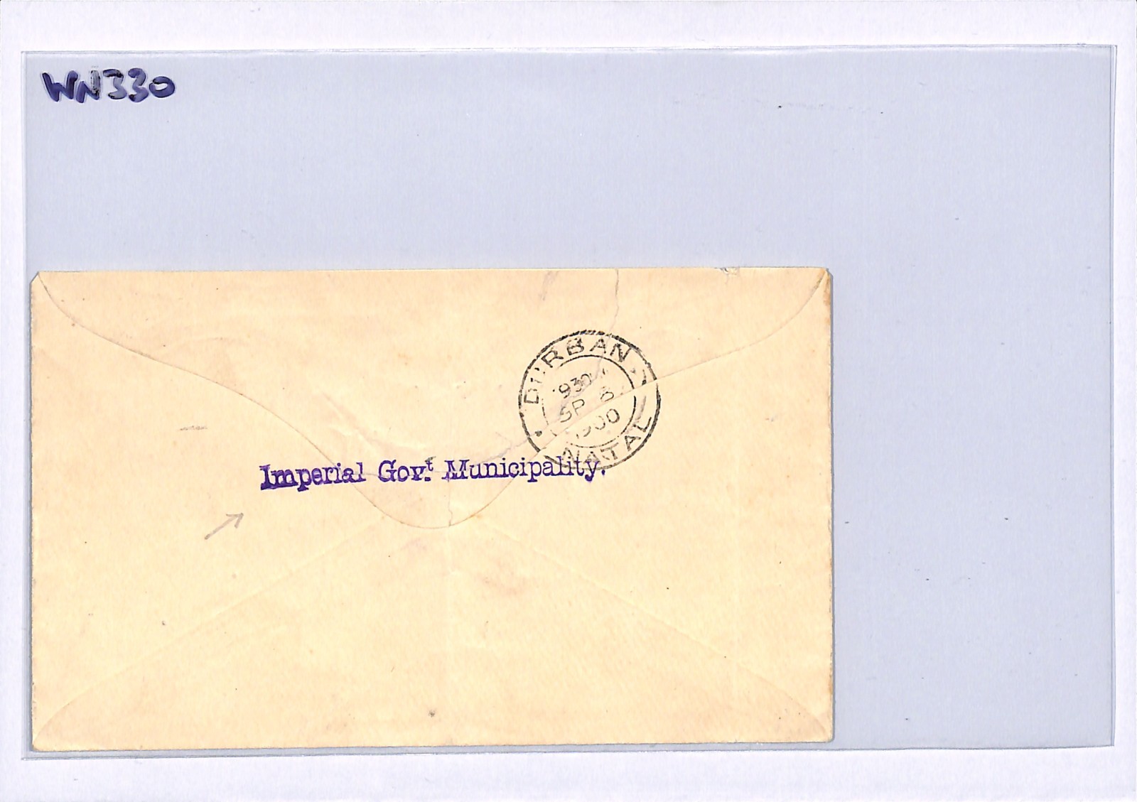 TRANSVAAL ZAR British Occ BOER WAR Cover OHMS *Imperial Govt* CACHET 1900 WN330 - Image 6