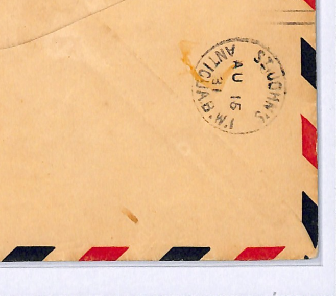 TRINIDAD & TOBAGO KGV 1931 Cover DORNIER *Do.X* St Johns Air Mail Antigua WM391 - Image 5