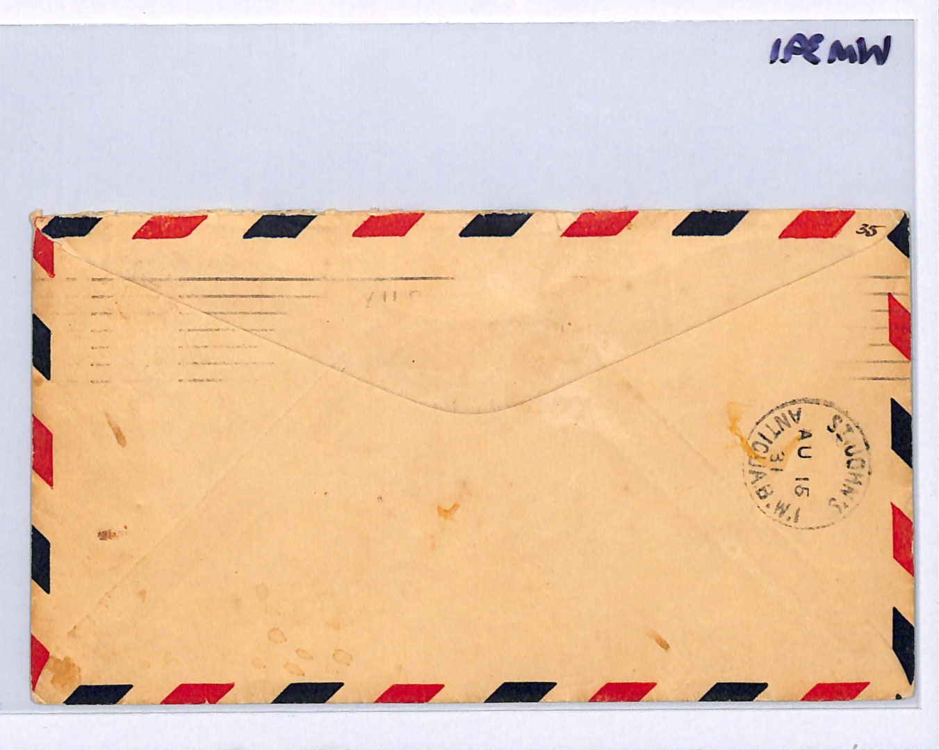 TRINIDAD & TOBAGO KGV 1931 Cover DORNIER *Do.X* St Johns Air Mail Antigua WM391 - Image 7