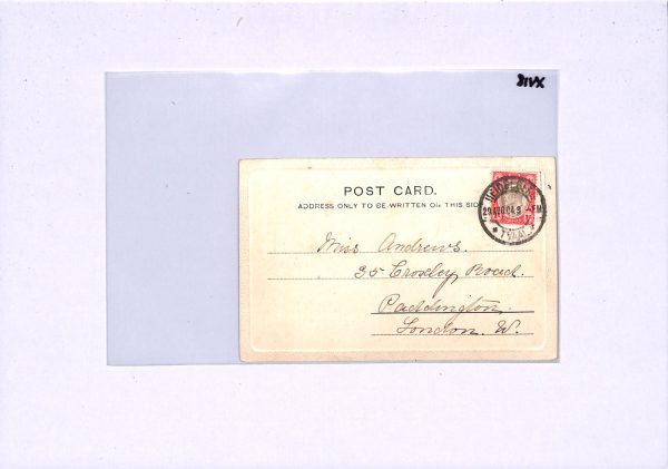 Transvaal BOER WAR Postcard BRITISH *LOOK-OUT POST* Real Photo Used 1904 XV18 - Image 6