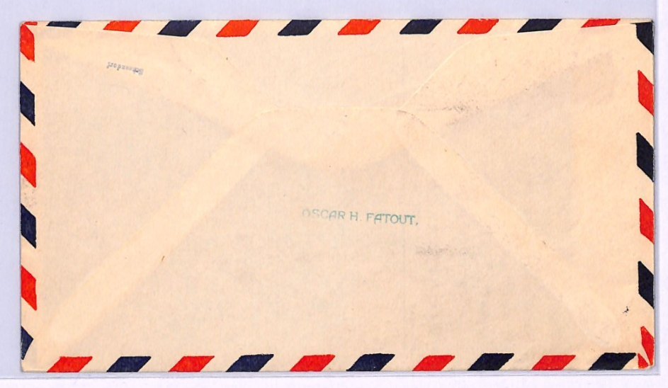USA AIRSHIP *MACON* Air 1934 Cover HAND-ILLUSTRATED Long Beach (Zeppelin)XA198 - Image 4