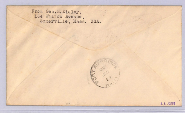 USA Air 1929 Cover 2c Aeronautics PAA FIRST FLIGHT Miami-Haiti MULLER #261 WT135 - Image 5