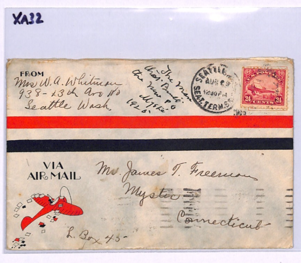 USA Air Mail 1925 Cover Seattle RECORD *MYSTIC* FLIGHT (76 Hours) NEWSPAPER XA32 - Image 8