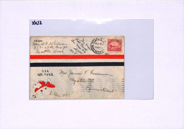USA Air Mail 1925 Cover Seattle RECORD *MYSTIC* FLIGHT (76 Hours) NEWSPAPER XA32 - Image 10