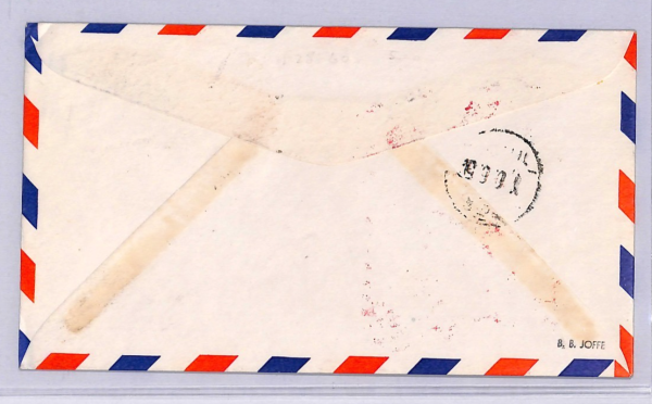 USA Air Mail 1950 Cover NA FIRST FLIGHT *TAIWAN* Taipei Minneapolis {Joffe}WT129 - Image 3