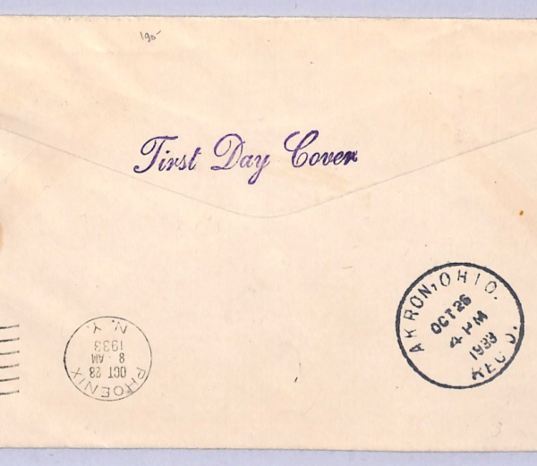 USA #C18 50c Air 1933 FDC Eckener Illustrated CHICAGO EXHIBITION Cover WT107 - Image 5