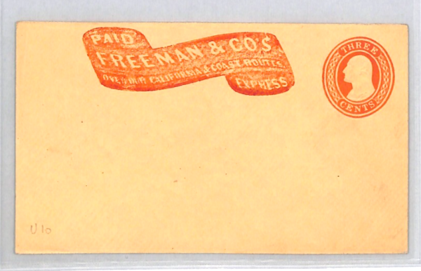 USA Classic ADVERT Stationery Cover 3c Red *FREEMAN & CO EXPRESS* Envelope XU151 - Image 3