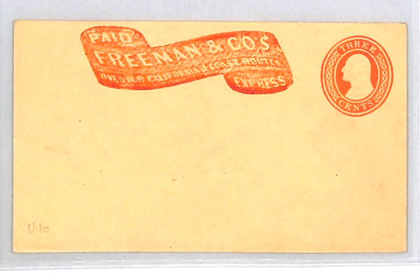 USA Classic ADVERT Stationery Cover 3c Red *FREEMAN & CO EXPRESS* Envelope XU151 - Image 6