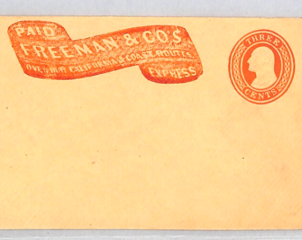 USA Classic ADVERT Stationery Cover 3c Red *FREEMAN & CO EXPRESS* Envelope XU151