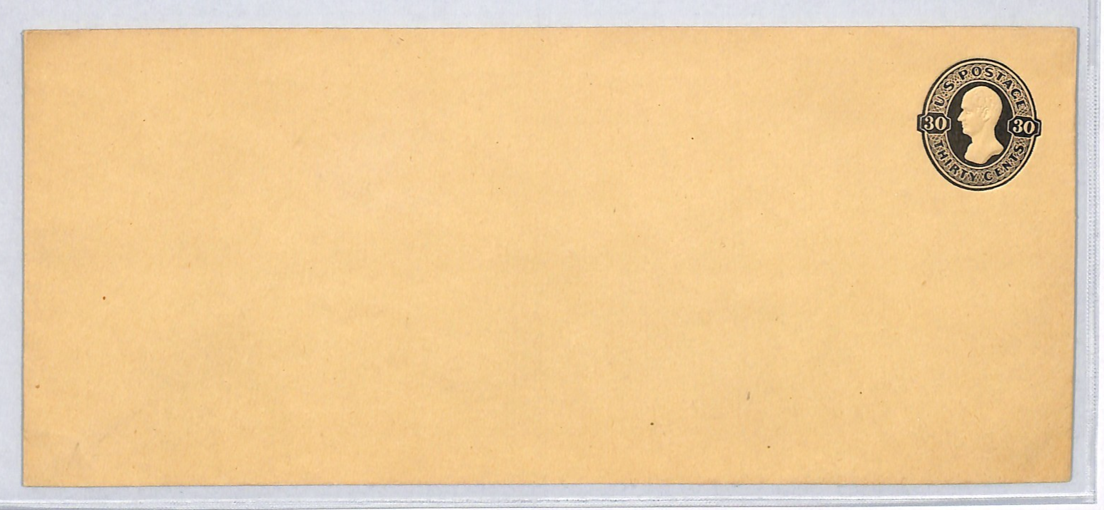 USA Classic Cover 30c Black HAMILTON Postal Stationery Entire Env Unused VM9 - Image 4