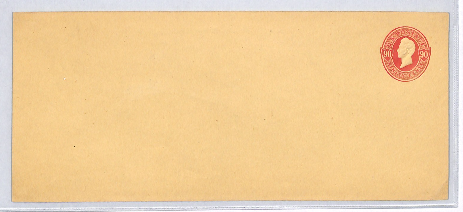 USA Classic Cover 90c Carmine PERRY Postal Stationery Entire Envelope Unused VM2 - Image 4