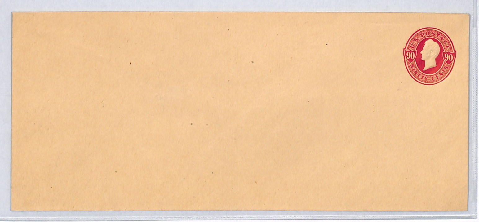 USA Classic Cover 90c Carmine PERRY Postal Stationery Entire Envelope Unused VM3 - Image 4