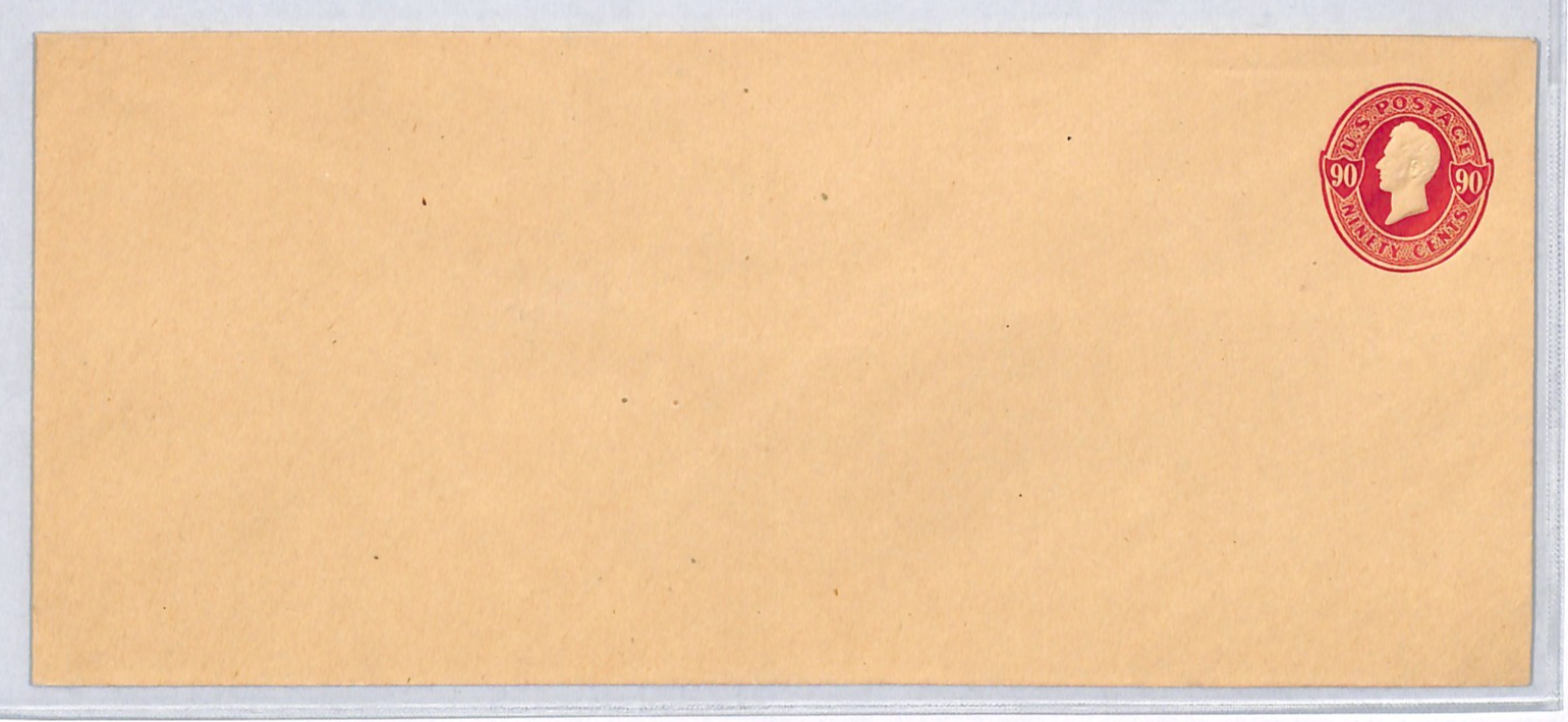 USA Classic Cover 90c Carmine PERRY Postal Stationery Entire Envelope Unused VM3 - Image 8