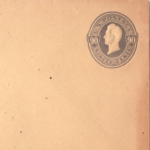 USA Classic Cover 90c *Grey-Lilac*? PERRY Postal Stationery Entire Envelope VM7 - Image 3