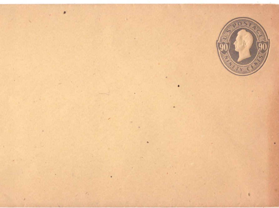 USA Classic Cover 90c *Grey-Lilac*? PERRY Postal Stationery Entire Envelope VM7 - Image 4