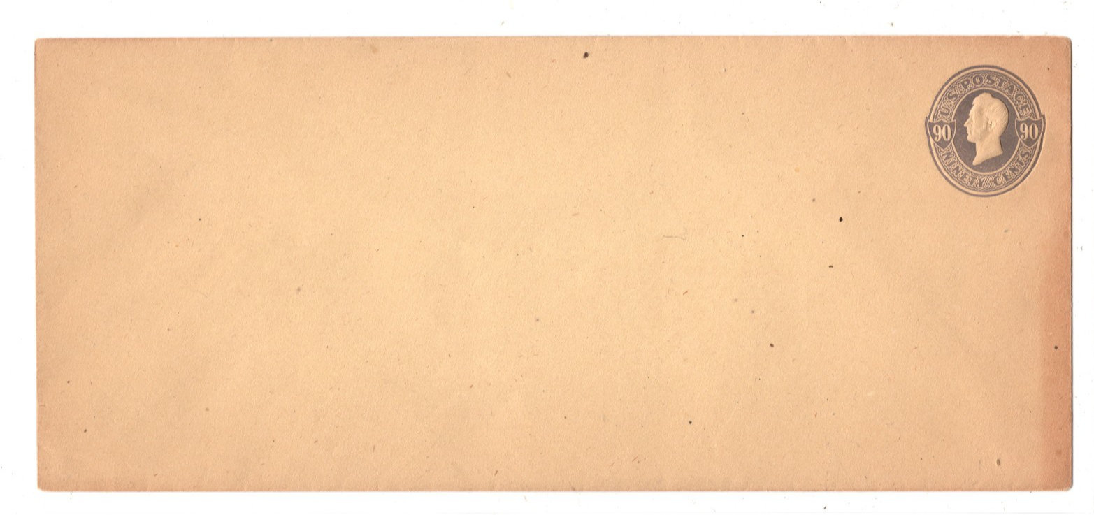 USA Classic Cover 90c *Grey-Lilac*? PERRY Postal Stationery Entire Envelope VM7 - Image 5