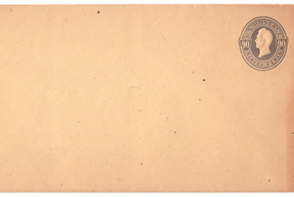USA Classic Cover 90c *Grey-Lilac*? PERRY Postal Stationery Entire Envelope VM7 - Image 8
