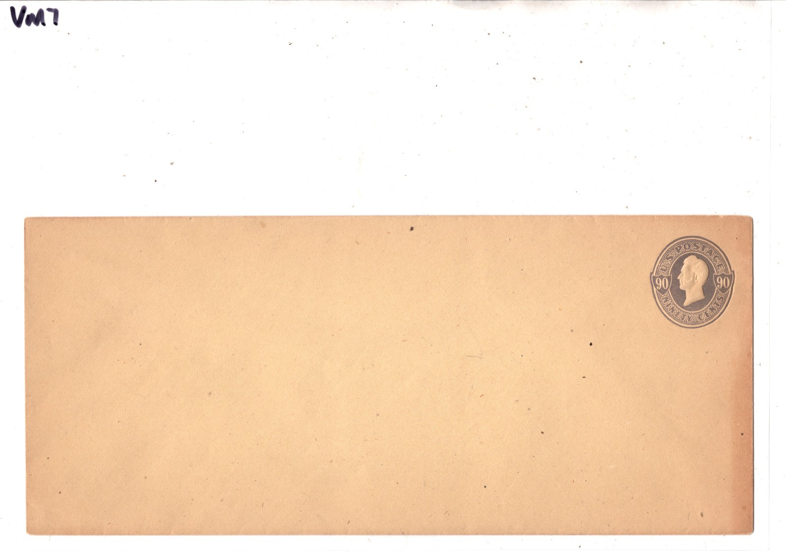 USA Classic Cover 90c *Grey-Lilac*? PERRY Postal Stationery Entire Envelope VM7 - Image 9