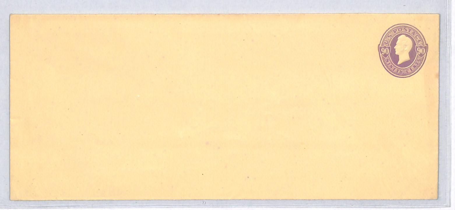 USA Classic Cover 90c Purple PERRY Postal Stationery Entire Envelope Unused VM4 - Image 3