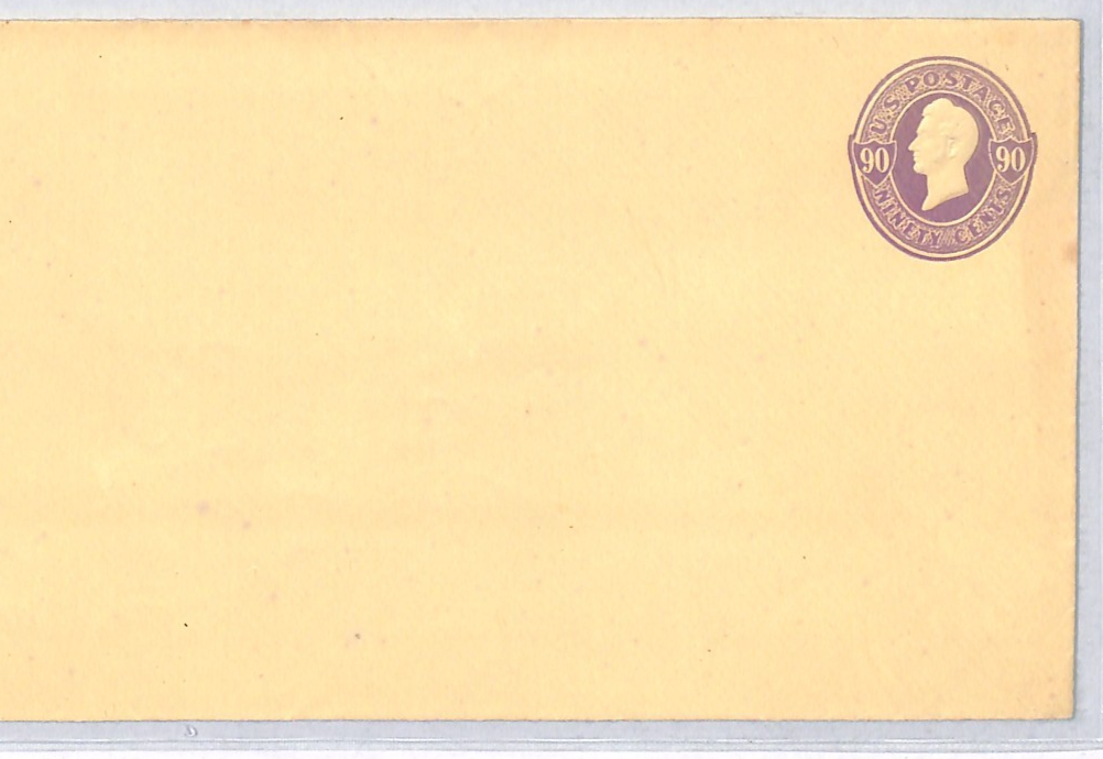 USA Classic Cover 90c Purple PERRY Postal Stationery Entire Envelope Unused VM4 - Image 6