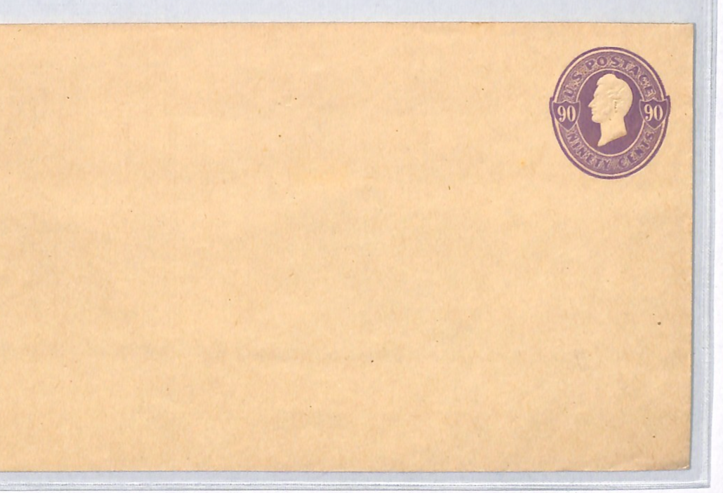 USA Classic Cover 90c Purple PERRY Postal Stationery Entire Envelope Unused VM6 - Image 4