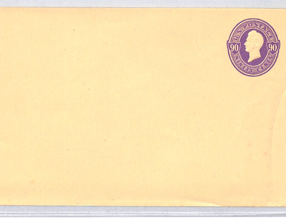 USA Classic Cover 90c Violet PERRY Postal Stationery Entire Envelope Unused VM5 - Image 4