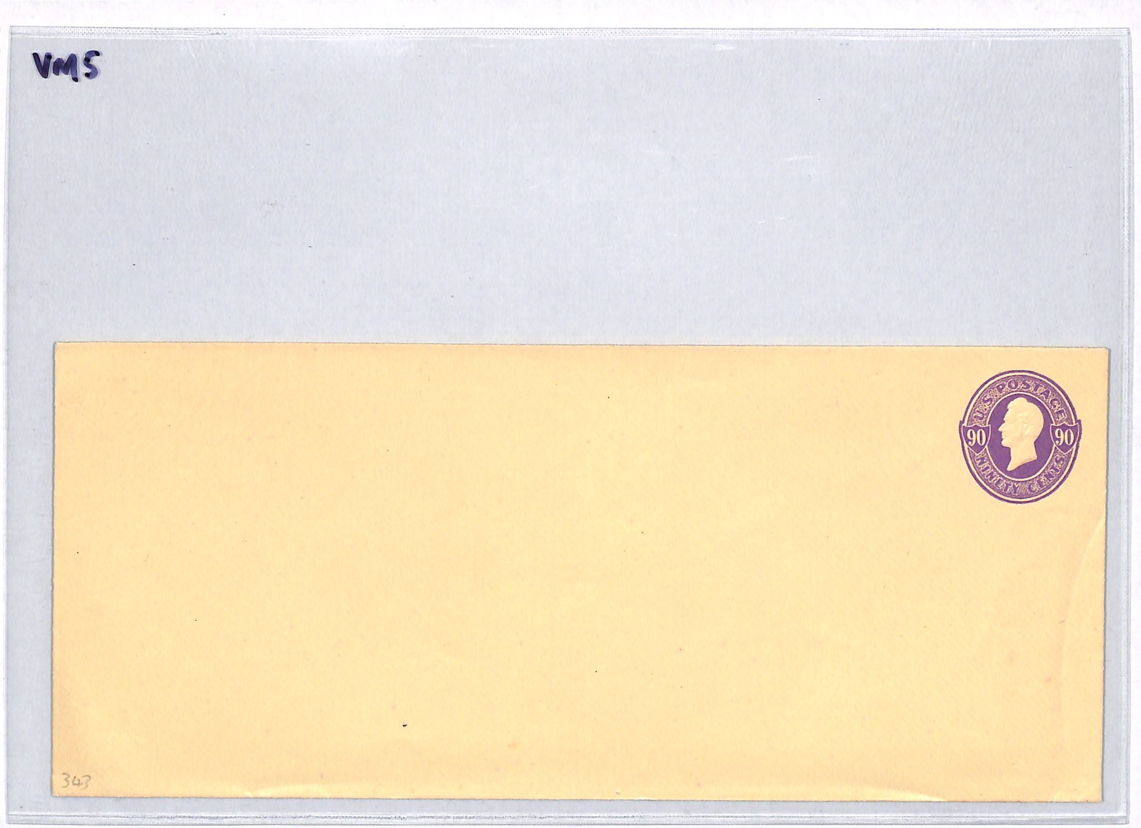 USA Classic Cover 90c Violet PERRY Postal Stationery Entire Envelope Unused VM5 - Image 10