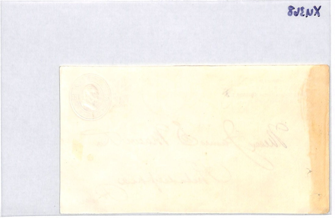 USA Classic Cover *BRIGHT BLUE* FANCY CANCEL Stationery 3c CHICAGO IL XU368 - Image 15