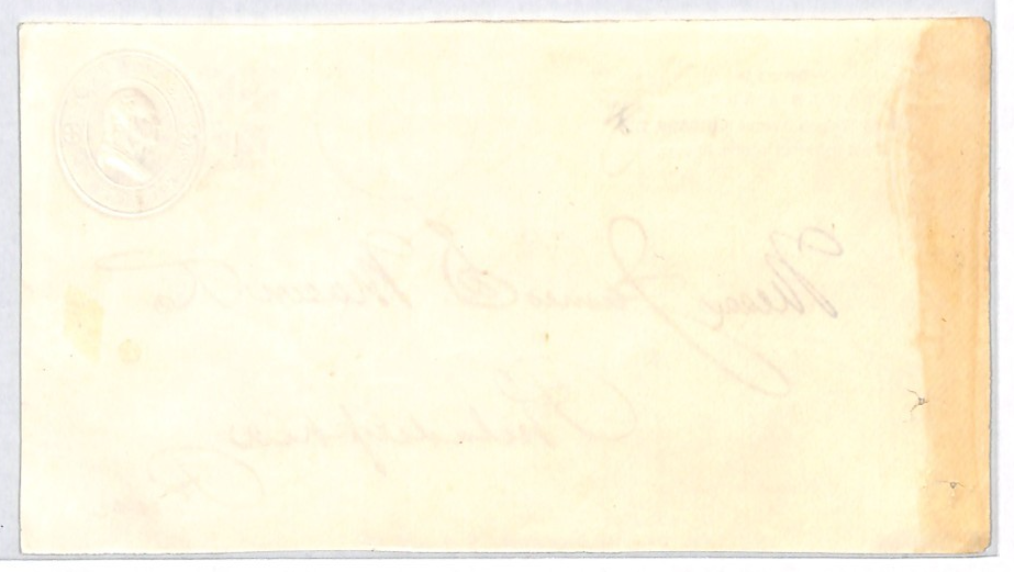 USA Classic Cover *BRIGHT BLUE* FANCY CANCEL Stationery 3c CHICAGO IL XU368 - Image 5