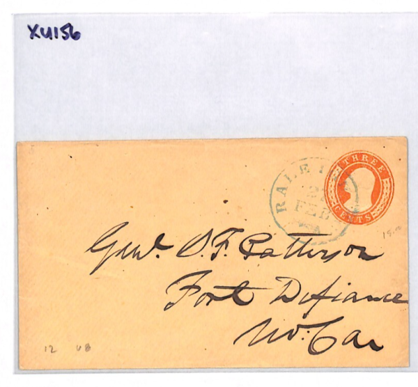USA Classic Stationery Cover 3c Raleigh NC *Fort Defiance* NORTH CAROLINA XU156 - Image 9