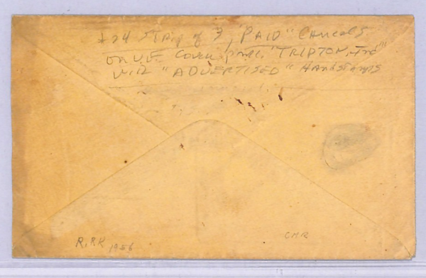 USA Cover *ADVERTISED* Tripton Indiana Indianapolis 1c STRIP{3} c1861 WT110 - Image 4