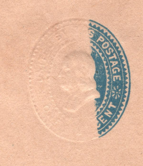 USA Cover Postal Stationery 1c DIE ERROR Unused XU265