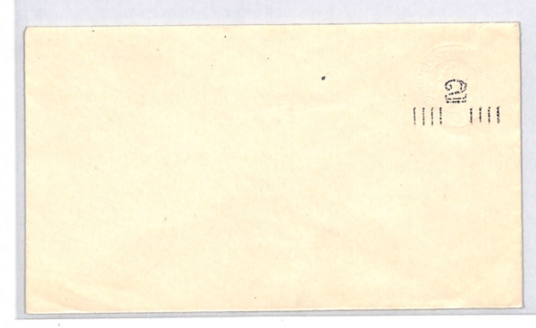 USA Cover Postal Stationery 2c ERROR ALBINO DIE Unused XU261 - Image 3