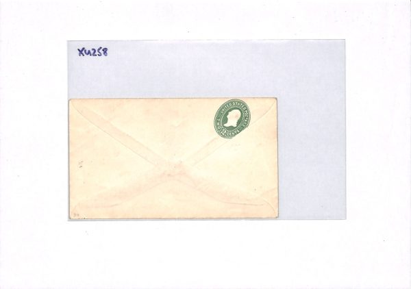 USA Cover Postal Stationery 2c ERROR MISPLACED DIE BACK Unused XU258 - Image 6