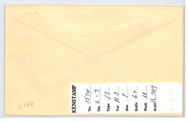 USA Cover WELLS FARGO 1892 *Columbian Issue* 2c Postal Stationery Envelope XT179 - Image 4