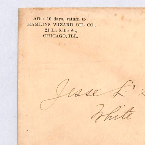 USA ELEPHANT Illustrated 1897 Cover *Hamlin Wizard Oil* Advert Stationery YH357 - Image 7